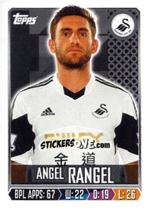 Sticker Angel Rangel - Premier League Inglese 2013-2014 - Topps
