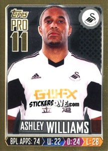 Figurina Ashley Williams - Premier League Inglese 2013-2014 - Topps