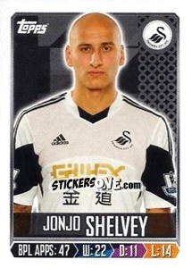Figurina Jonjo Shelvey - Premier League Inglese 2013-2014 - Topps