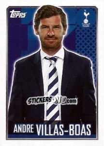 Figurina Andre Villas-Boas - Premier League Inglese 2013-2014 n. 306 - Topps