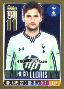 Figurina Hugo Lloris - Premier League Inglese 2013-2014 - Topps