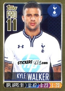 Cromo Kyle Walker - Premier League Inglese 2013-2014 - Topps
