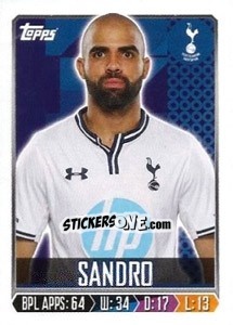 Cromo Sandro - Premier League Inglese 2013-2014 n. 314 - Topps