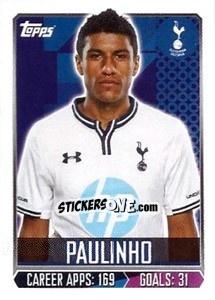 Sticker Paulinho - Premier League Inglese 2013-2014 - Topps