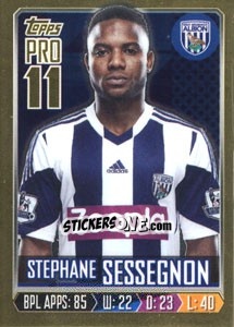 Sticker Stephane Sessegnon - Premier League Inglese 2013-2014 - Topps