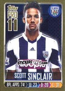 Figurina Scott Sinclair - Premier League Inglese 2013-2014 - Topps