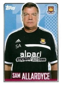 Cromo Sam Allardyce - Premier League Inglese 2013-2014 n. 338 - Topps