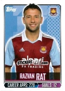 Sticker Răzvan Raț - Premier League Inglese 2013-2014 - Topps
