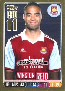 Cromo Winston Reid - Premier League Inglese 2013-2014 - Topps