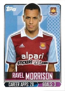 Figurina Ravel Morrison - Premier League Inglese 2013-2014 - Topps
