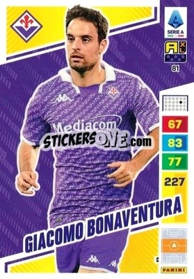 Sticker Giacomo Bonaventura - Calciatori 2023-2024. Adrenalyn XL
 - Panini