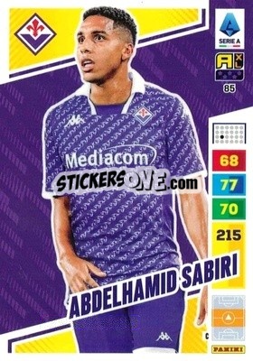 Sticker Abdelhamid Sabiri - Calciatori 2023-2024. Adrenalyn XL
 n. 85 - Panini