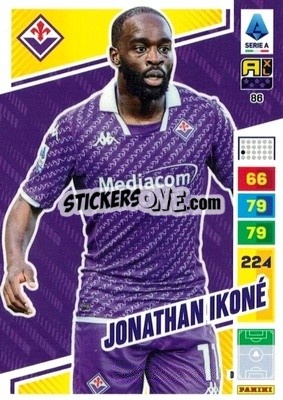 Sticker Jonathan Ikoné - Calciatori 2023-2024. Adrenalyn XL
 - Panini