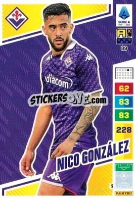 Sticker Nicolás González - Calciatori 2023-2024. Adrenalyn XL
 n. 89 - Panini