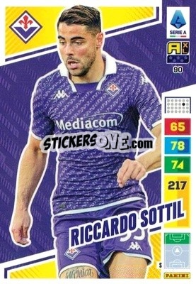 Cromo Riccardo Sottil - Calciatori 2023-2024. Adrenalyn XL
 - Panini