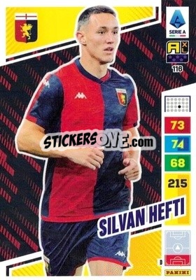 Cromo Silvan Hefti - Calciatori 2023-2024. Adrenalyn XL
 - Panini