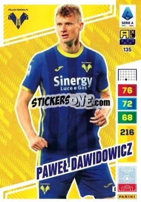 Cromo Paweł Dawidowicz - Calciatori 2023-2024. Adrenalyn XL
 - Panini