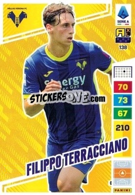 Sticker Filippo Terracciano - Calciatori 2023-2024. Adrenalyn XL
 - Panini