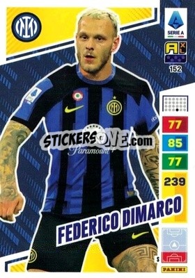 Sticker Federico Dimarco - Calciatori 2023-2024. Adrenalyn XL
 n. 152 - Panini