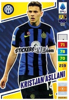 Sticker Kristjan Asllani - Calciatori 2023-2024. Adrenalyn XL
 - Panini