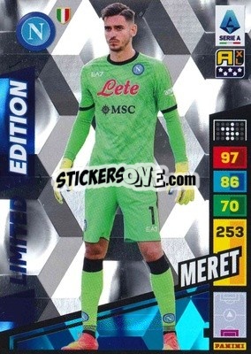 Sticker Alex Meret - Porta Blindata - Calciatori 2023-2024. Adrenalyn XL
 n. LE-AM - Panini