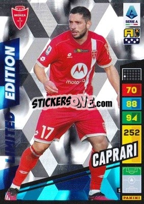 Figurina Gianluca Caprari - Attacco Stellare - Calciatori 2023-2024. Adrenalyn XL
 - Panini