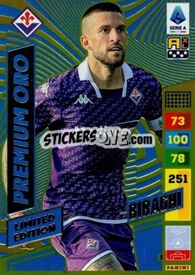 Cromo Cristiano Biraghi - Calciatori 2023-2024. Adrenalyn XL
 - Panini