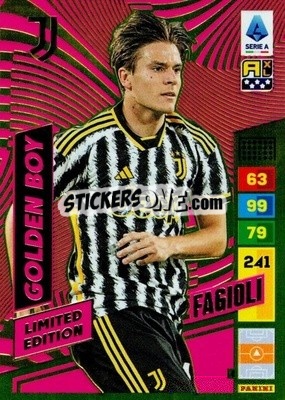 Sticker Nicolò Fagioli - Golden Boy - Calciatori 2023-2024. Adrenalyn XL
 - Panini