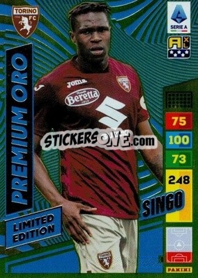 Sticker Wilfried Singo - Calciatori 2023-2024. Adrenalyn XL
 - Panini