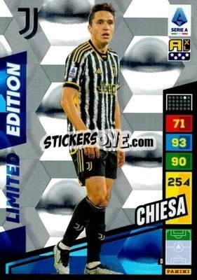 Sticker Federico Chiesa - Calciatori 2023-2024. Adrenalyn XL
 n. LE-FCH - Panini