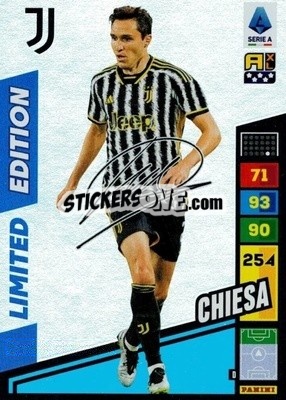 Sticker Federico Chiesa - Calciatori 2023-2024. Adrenalyn XL
 n. LE-FEC - Panini