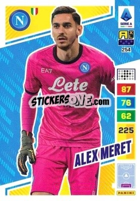 Sticker Alex Meret - Calciatori 2023-2024. Adrenalyn XL
 n. 254 - Panini
