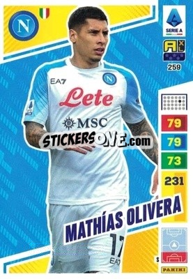 Sticker Mathías Olivera - Calciatori 2023-2024. Adrenalyn XL
 n. 259 - Panini