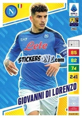 Sticker Giovanni Di Lorenzo - Calciatori 2023-2024. Adrenalyn XL
 n. 260 - Panini