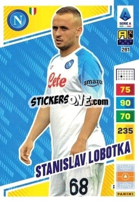 Sticker Stanislav Lobotka - Calciatori 2023-2024. Adrenalyn XL
 n. 261 - Panini