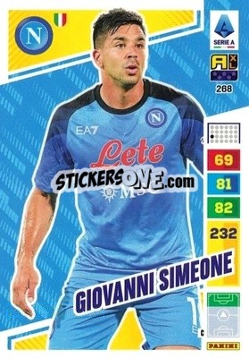 Sticker Giovanni Simeone - Calciatori 2023-2024. Adrenalyn XL
 - Panini