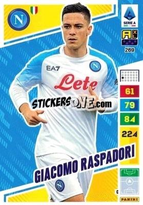 Cromo Giacomo Raspadori - Calciatori 2023-2024. Adrenalyn XL
 - Panini