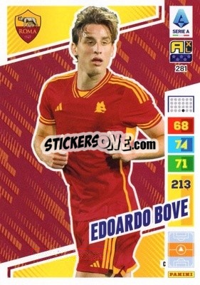 Sticker Edoardo Bove - Calciatori 2023-2024. Adrenalyn XL
 - Panini