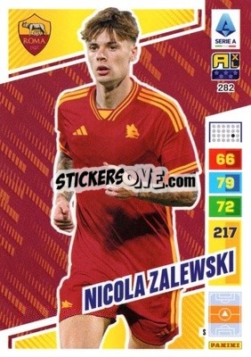 Sticker Nicola Zalewski - Calciatori 2023-2024. Adrenalyn XL
 n. 282 - Panini