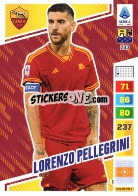 Figurina Lorenzo Pellegrini - Calciatori 2023-2024. Adrenalyn XL
 - Panini