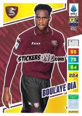 Sticker Boulaye Dia - Calciatori 2023-2024. Adrenalyn XL
 n. 306 - Panini