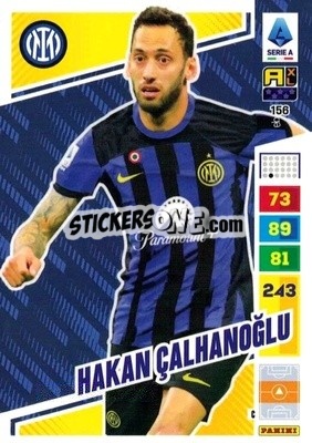 Sticker Hakan Çalhanoğlu - Calciatori 2023-2024. Adrenalyn XL
 n. 156 - Panini