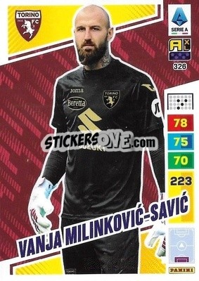 Cromo Vanja Milinković-Savić - Calciatori 2023-2024. Adrenalyn XL
 - Panini
