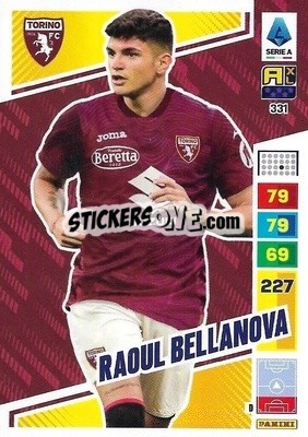 Sticker Raoul Bellanova - Calciatori 2023-2024. Adrenalyn XL
 - Panini