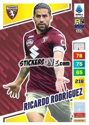 Sticker Ricardo Rodriguez - Calciatori 2023-2024. Adrenalyn XL
 n. 332 - Panini