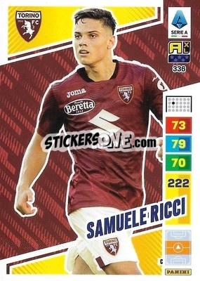 Sticker Samuele Ricci - Calciatori 2023-2024. Adrenalyn XL
 n. 336 - Panini