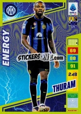 Sticker Marcus Thuram - Calciatori 2023-2024. Adrenalyn XL
 n. 371 - Panini