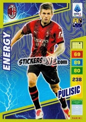 Sticker Christian Pulisic - Calciatori 2023-2024. Adrenalyn XL
 n. 377 - Panini