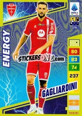 Sticker Roberto Gagliardini - Calciatori 2023-2024. Adrenalyn XL
 - Panini