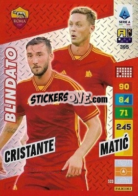 Sticker Bryan Cristante / Nemanja Matić - Calciatori 2023-2024. Adrenalyn XL
 - Panini